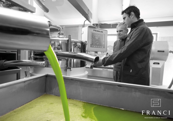 Olivenöl Extra Vergine Bio Franci Toskana